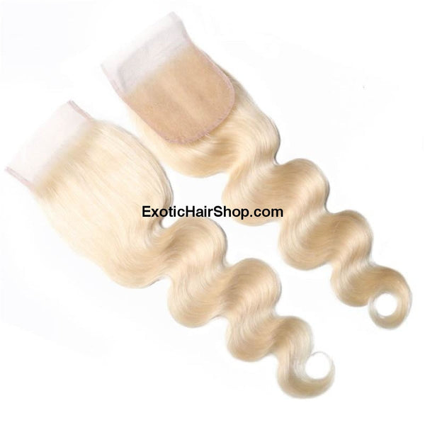 HD Lace Closure 5x5 613 Blonde - Exotic Hair Shop