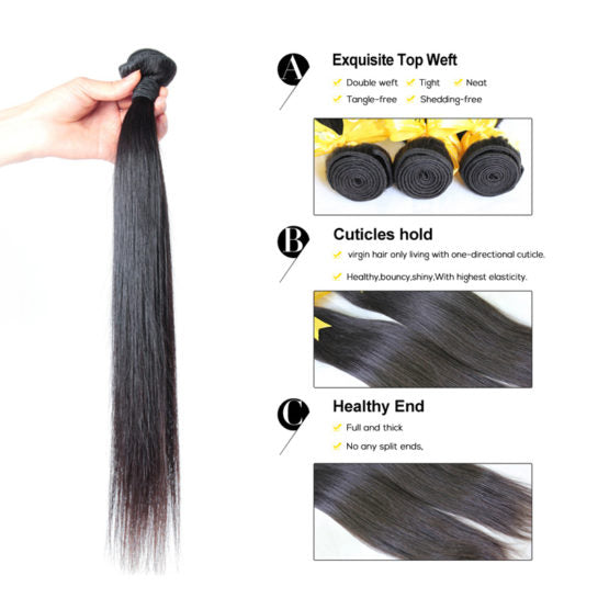 Malaysian Straight Hair Bundle - Exotic Hair Shop