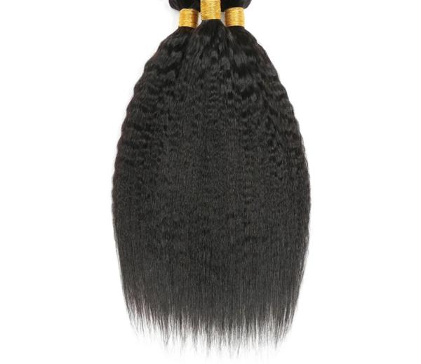 3 Brazilian Kinky Straight Bundles - Exotic Hair Shop