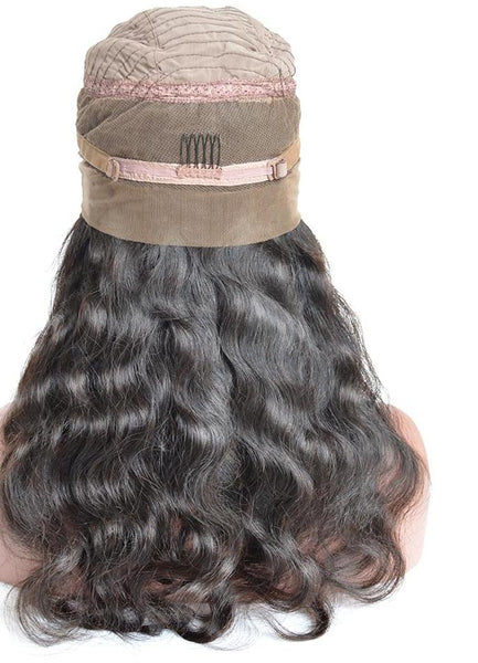 Brazilian Body Wave 360 Lace Frontal Wig with Natural Hairline - Exotic Hair Shop