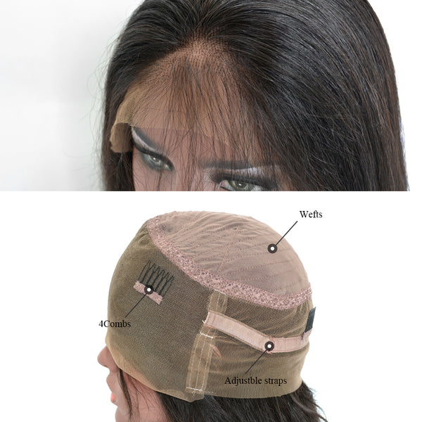 Brazilian Body Wave 360 Lace Frontal Wig with Natural Hairline - Exotic Hair Shop