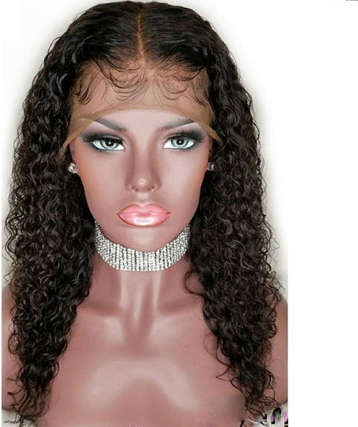 Brazilian Curly 360 Lace Frontal Wig with Pre-Plucked With Baby Hair - Exotic Hair Shop