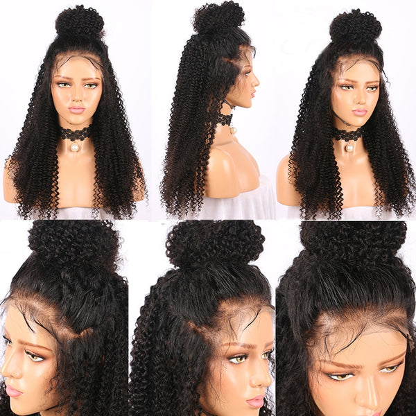Brazilian Curly 360 Lace Frontal Wig with Pre-Plucked Hairline and Baby Hair - Exotic Hair Shop