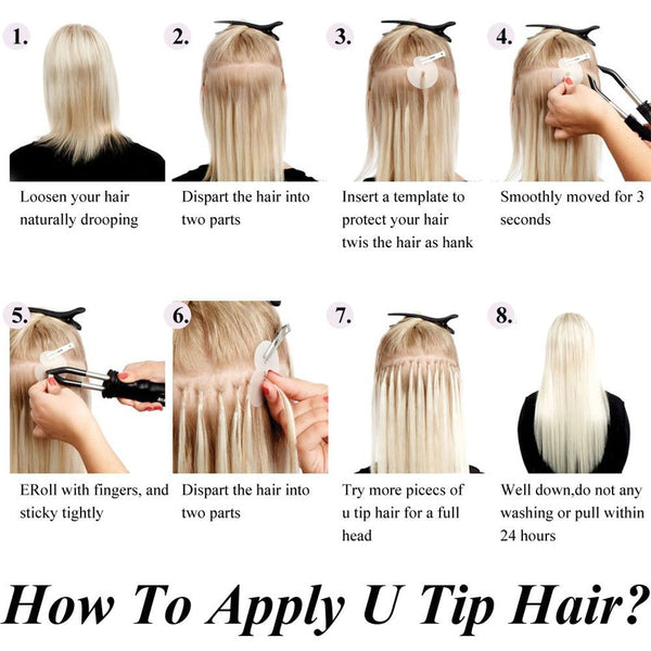 U/Nail Tip Fusion Hair Extensions - Exotic Hair Shop