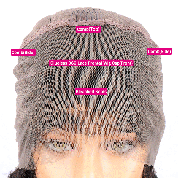 Brazilian Curly 360 Lace Frontal Wig with Pre-Plucked Natural Hairline - Exotic Hair Shop