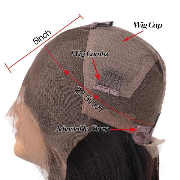 Indian Kinky Straight Scalp Illusion Full Lace Wig - Exotic Hair Shop