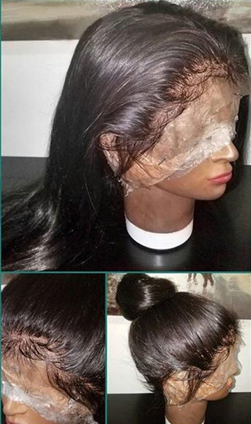 Brazilian Straight Lace Front Wig with Baby Hair - Exotic Hair Shop