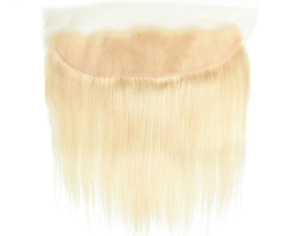 4 Brazilian Straight Blonde #613 Bundles with 13x4 Lace Frontal - Exotic Hair Shop