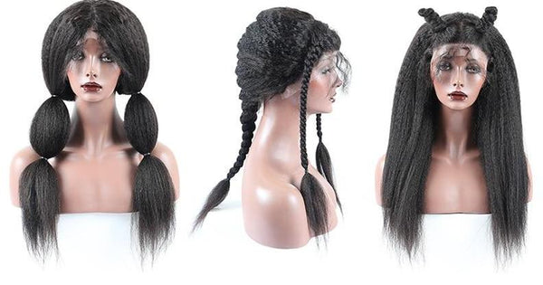 Brazilian Exotic Straight 360 Lace Frontal Wig with Pre Plucked With Baby Hair - Exotic Hair Shop