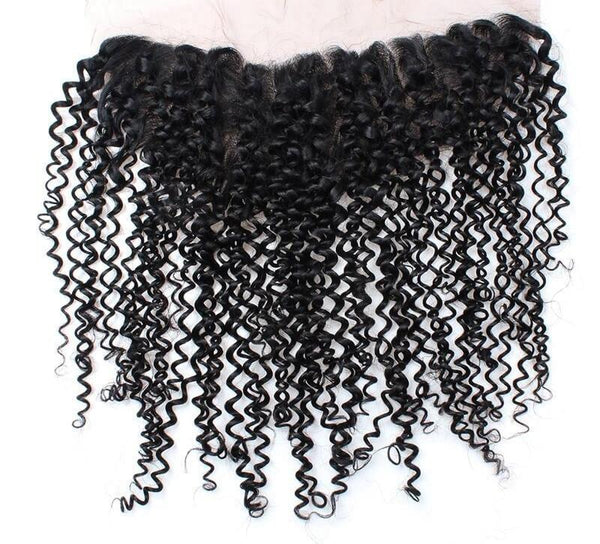 Indian Curly Hair Lace Frontal 13"x4" - Exotic Hair Shop
