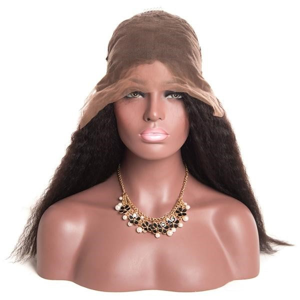 Indian Kinky Straight Scalp Illusion Full Lace Wig - Exotic Hair Shop