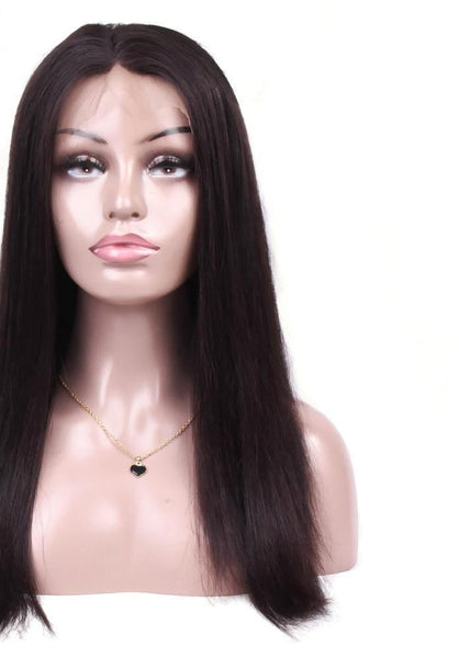 Brazilian Straight 360 Lace Frontal Wig With Pre-Plucked Natural Hairline - Exotic Hair Shop