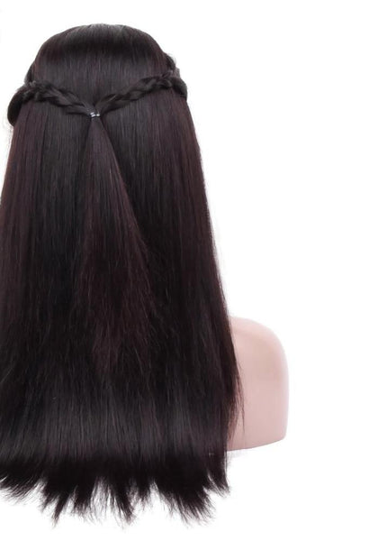 Brazilian Straight 360 Lace Frontal Wig With Pre-Plucked Natural Hairline - Exotic Hair Shop