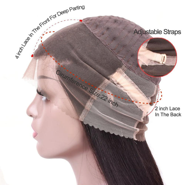 Brazilian Straight 360 Lace Frontal Wig With Pre-Plucked Natural Hairline - Exotic Hair Shop