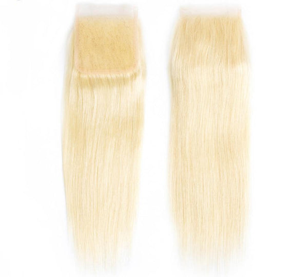 Brazilian Straight Lace 4"x4" Closure- 613 Blonde - Exotic Hair Shop