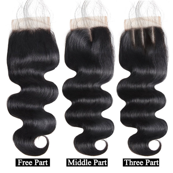 Indian Body Wave 4"x4" Lace Closure - Exotic Hair Shop