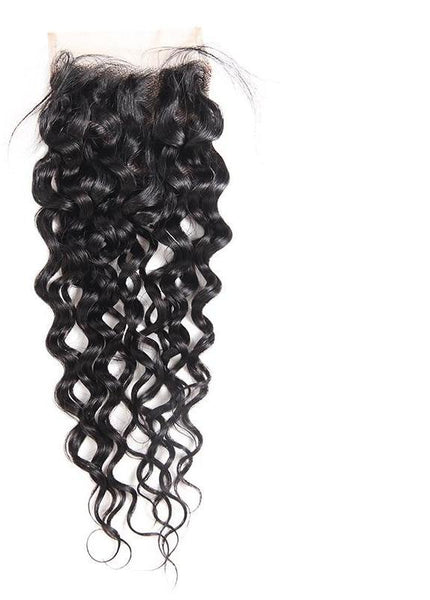 Malaysian Water Wave 4"x4" Lace Closure - Exotic Hair Shop