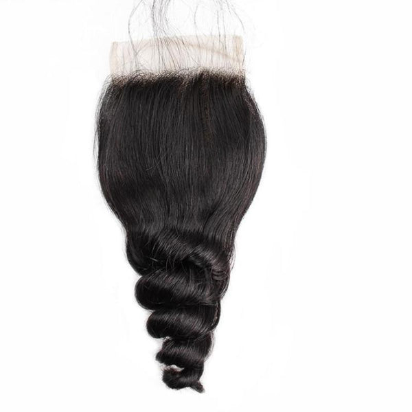 Brazilian Loose Wave Lace Closure 4"x4" - Exotic Hair Shop