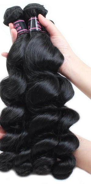 3 Indian Loose Wave Bundles - Exotic Hair Shop