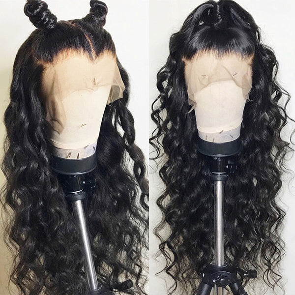 Brazilian Loose Wave 360 Lace Frontal Wig with Pre-Plucked Baby Hair - Exotic Hair Shop