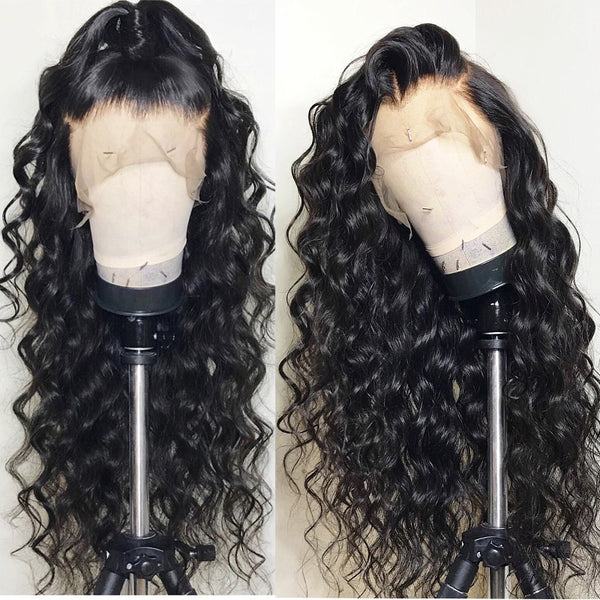 Brazilian Loose Wave 360 Lace Frontal Wig with Pre-Plucked Baby Hair - Exotic Hair Shop