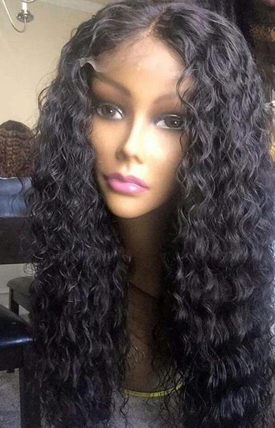 Brazilian Curly 360 Lace Frontal Wig with Pre-Plucked Baby Hair - Exotic Hair Shop
