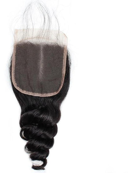 Malaysian Loose Wave 4"x4" Lace Closure - Exotic Hair Shop