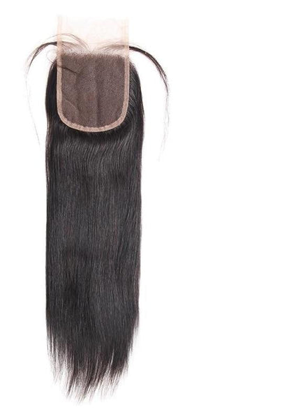 Indian Straight Hair 4"x4" Lace Closure - Exotic Hair Shop