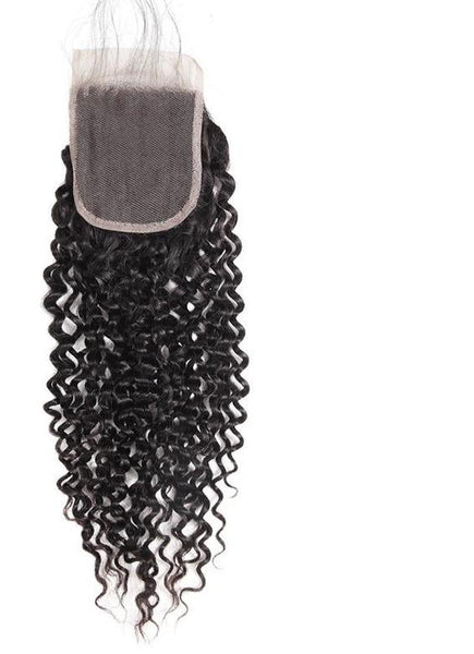 Malaysian Curly 4"x4" Lace Closure - Exotic Hair Shop