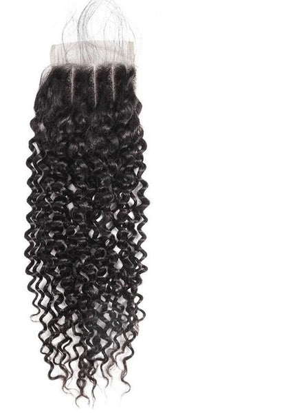 Malaysian Curly 4"x4" Lace Closure - Exotic Hair Shop
