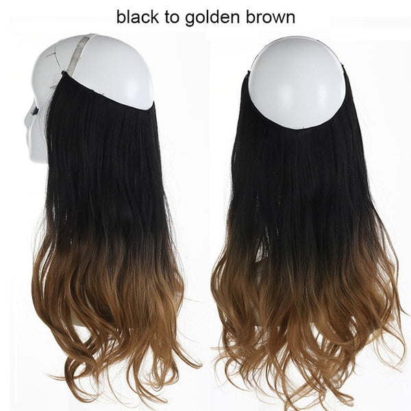 Voluminous Halo Hair Extension Band 14-18 Inches - Exotic Hair Shop