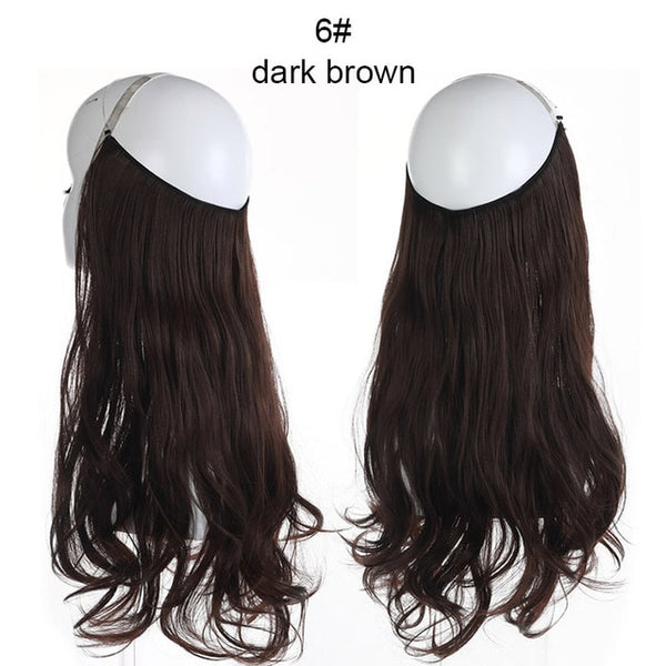 Voluminous Halo Hair Extension Band 14-18 Inches - Exotic Hair Shop