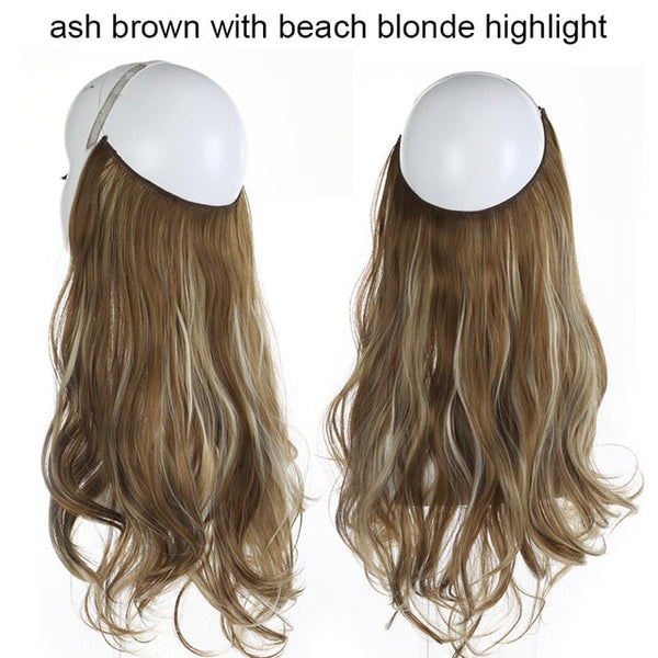 Voluminous Halo Hair Extension Band 14-18 Inches - Exotic Hair Shop
