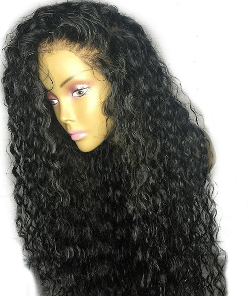 Brazilian Curly 13x6 Lace Front Wig with Pre-Plucked Baby Hair - Exotic Hair Shop