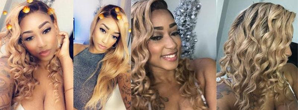 Brazilian Lace Front Wig in Colors #4/27 - Exotic Hair Shop