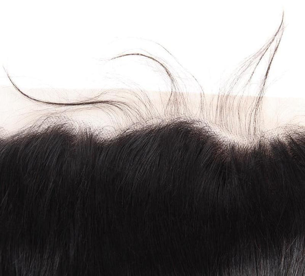 Malaysian Straight Hair Lace Frontal 13"x4" - Exotic Hair Shop