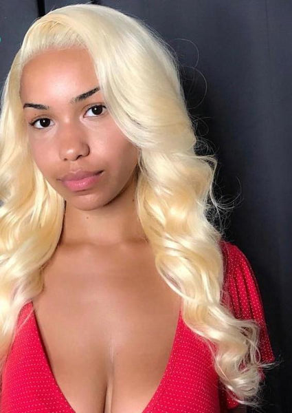 Brazilian Body Wave Wig in Color #613 Honey Blonde - Exotic Hair Shop