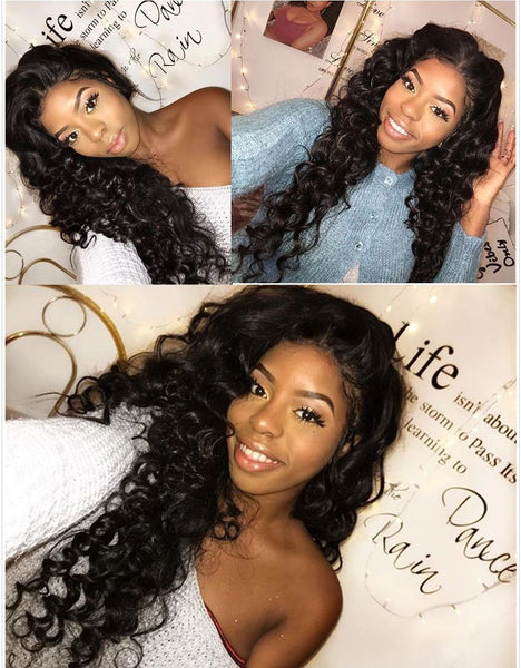 Brazilian Loose Wave 360 Lace Frontal Wig with Pre-Plucked Baby Hair - Exotic Hair Shop