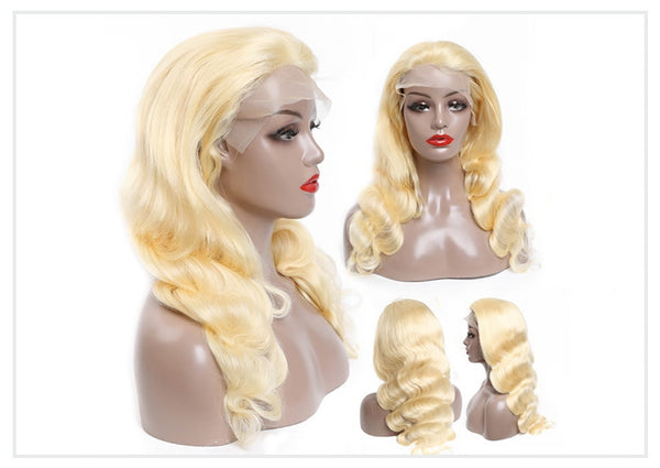 Brazilian Body Wave Wig in Color #613 Honey Blonde - Exotic Hair Shop