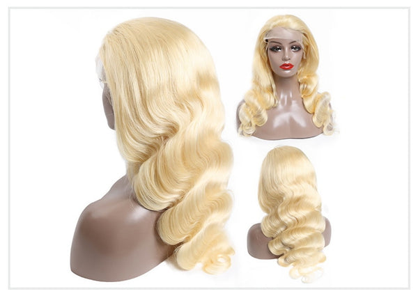 Brazilian Body Wave Wig in Color #613 Honey Blonde - Exotic Hair Shop