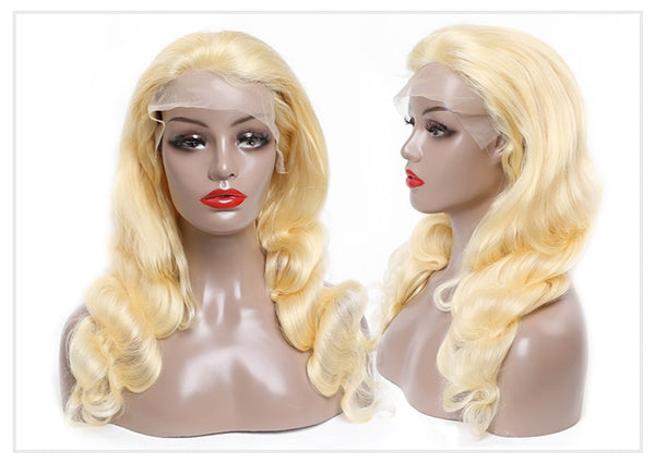 Brazilian Body Wave Wig in Color #613 Honey Blonde - Exotic Hair Shop