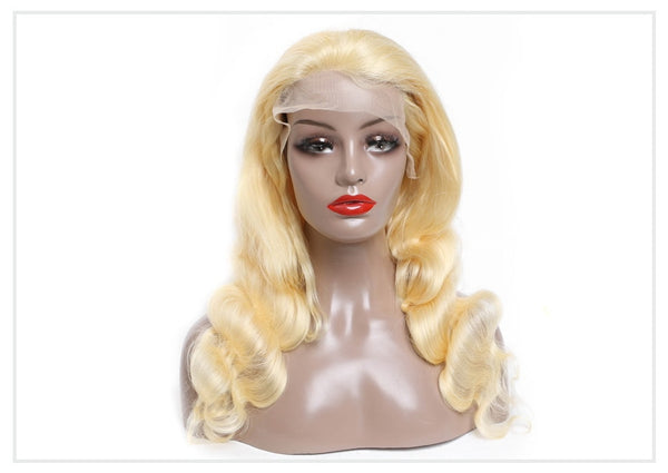 Brazilian Body Wave Wig in Color #613 Honey Blonde - Exotic Hair Shop