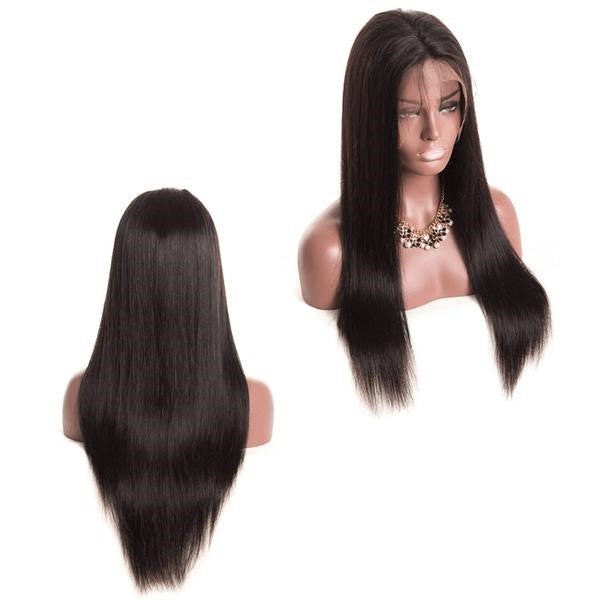 Malaysian Straight Scalp Illusion Full Lace Wig - Exotic Hair Shop