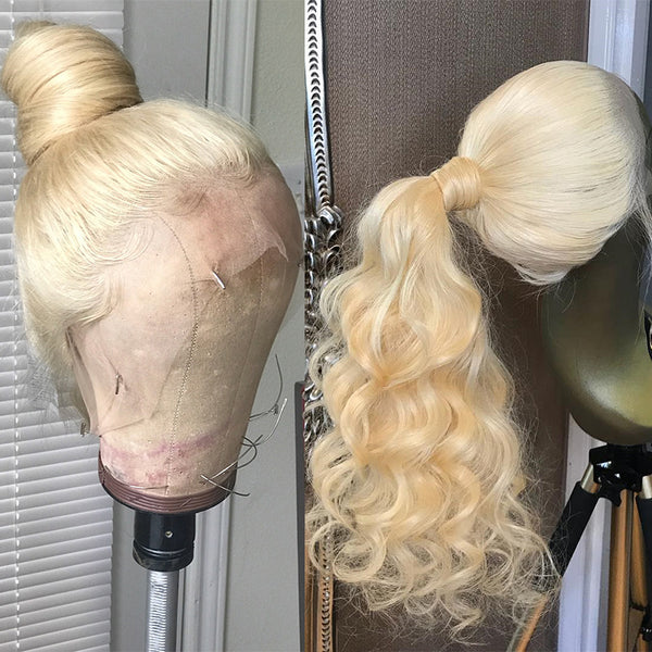 Brazilian Loose Wave Lace Front Wig in Blonde Color #613 - Exotic Hair Shop