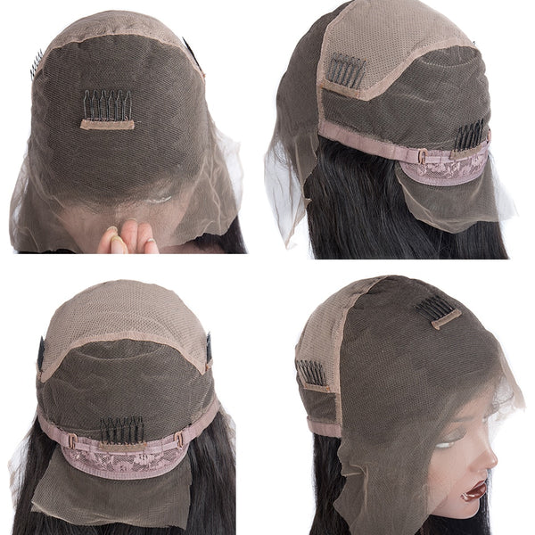 Brazilian Straight Scalp Illusion Full Lace Wig - Exotic Hair Shop