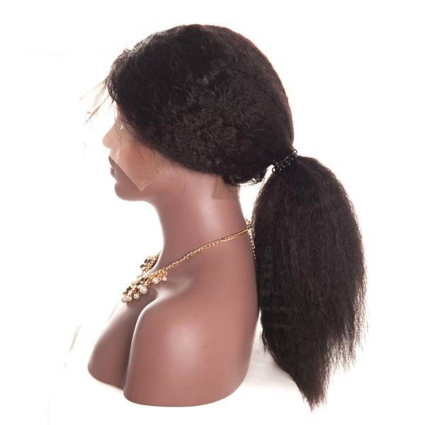 Indian Kinky Straight Scalp Illusion Full Lace Wig - Exotic Hair Shop