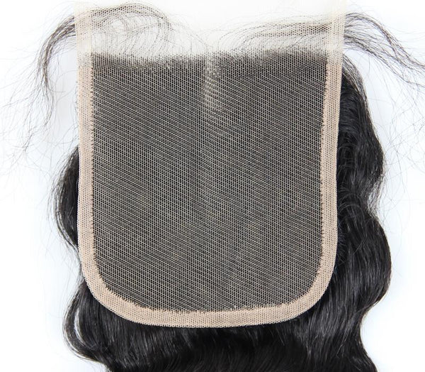 Swiss Lace Closure Brazilian Loose Wave 4x4 Closure - Exotic Hair Shop
