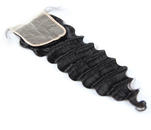 Swiss Lace Closure Brazilian Loose Wave 4x4 Closure - Exotic Hair Shop