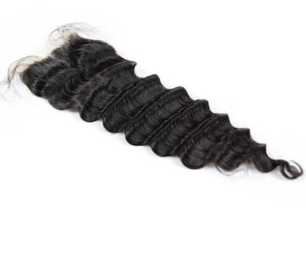 Swiss Lace Closure Brazilian Loose Wave 4x4 Closure - Exotic Hair Shop