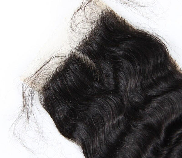 Swiss Lace Closure Brazilian Loose Wave 4x4 Closure - Exotic Hair Shop